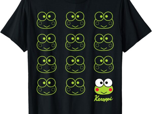 Officially licensed sanrio apparel keroppi real t-shirt