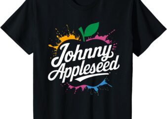 Kids Johnny Appleseed Costume Celebrate Apples Farmer T-Shirt