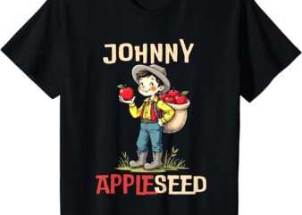 Kids Johnny Appleseed for girls and boys T-Shirt