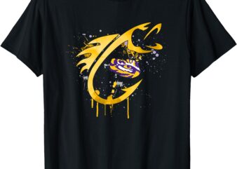 LSU Tigers Fishing Fish Hook T-Shirt