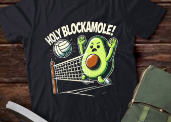 LT330 Funny Volleyball Holy Guacamole Player Blocker t shirt vector graphic