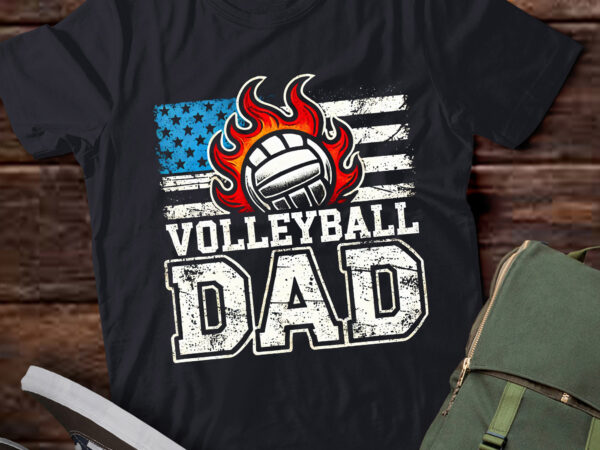 Lt331 dad volleyball player father volleyball gift lover t shirt vector graphic