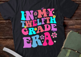 LT346 In My 12th Grade Era Back to School Student Gift t shirt vector graphic