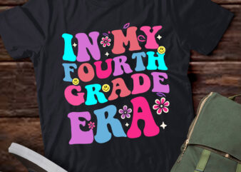 LT346 In My 4th Grade Era Back to School Student Gift t shirt vector graphic