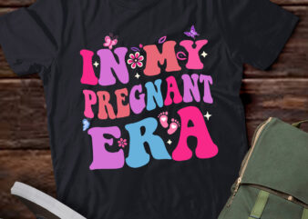 LT367 In My Pregnant Era Funny Pregnancy Announcement Baby