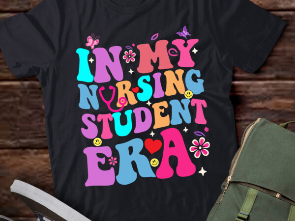 Lt395 in my nursing student era future nurse nursing school t shirt vector graphic