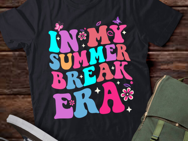 Lt397 in my summer break era teacher summer break vacation t shirt vector graphic