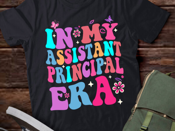 Lt398 in my assistant principal era job title school worker t shirt vector graphic