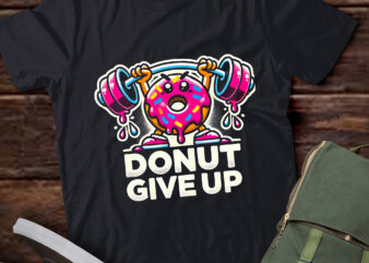 LT418 Weightlifting Funny Fitness Workout Gym Donut Lover t shirt vector graphic