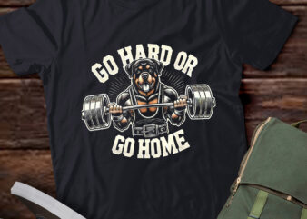 LT426 Rottweiler Dog Weightlifting Fitness Gym