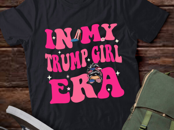 Lt428 in my trump girl era groovy trump girl 2024 election t shirt vector graphic