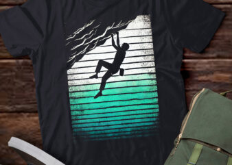 LT435 Vintage Climber Climbing Bouldering Free Speed Solo t shirt vector graphic