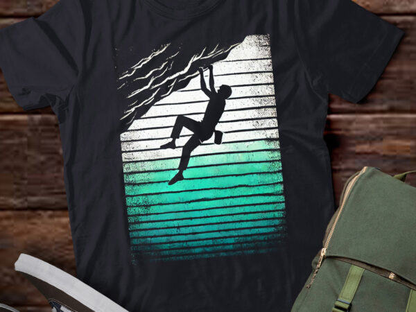 Lt435 vintage climber climbing bouldering free speed solo t shirt vector graphic