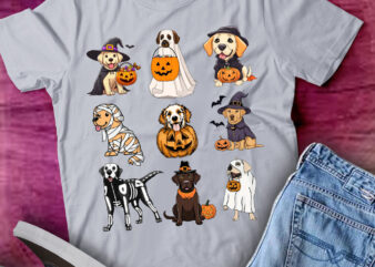 Labrador Halloween Dog Labrador Mom Funny T-Shirt ltsp