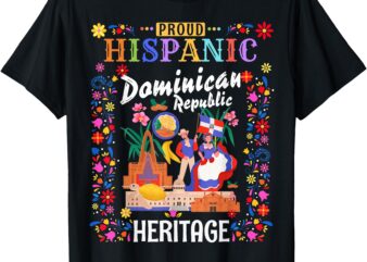 Latin Heritage Dominican Flag Idea Kids Dominican Republic T-Shirt