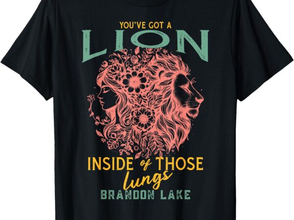 Let your lion out brandon lake merch praise jesus t-shirt