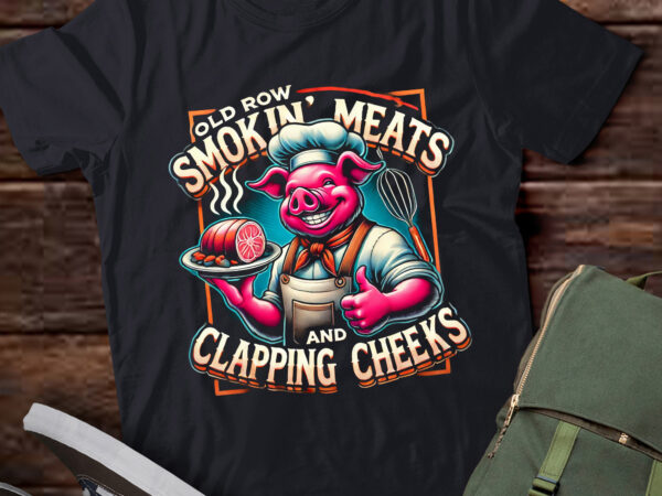 M433 smokin’ meats and clapping cheeks funny bbq t shirt designs for sale