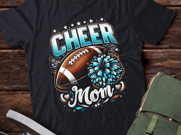 M435 cheer mom pom pom football football lover t shirt designs for sale