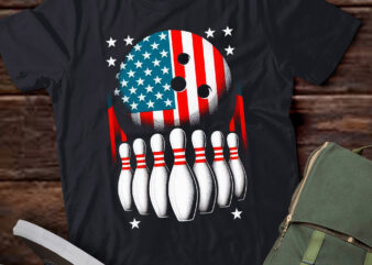 M438 American Flag Bowling Gifts For Bowling Team Bowler