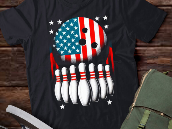 M438 american flag bowling gifts for bowling team bowler t shirt designs for sale