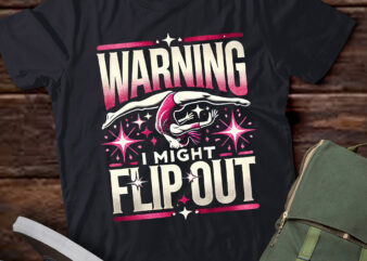 M444 I Might Flip Out Funny Gymnast Cheerleading Gift