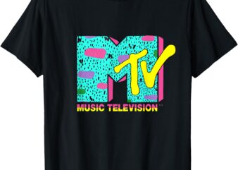 Mademark x MTV – The official MTV Logo with wild colors and a funky design T-Shirt