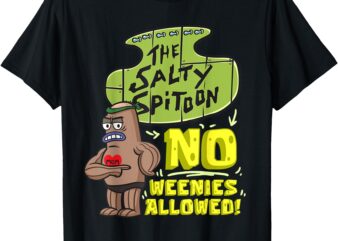 Mademark x SpongeBob SquarePants – Salty Spitoon No Weenies Allowed SpongeBob Gym Bodybuilder T-Shirt