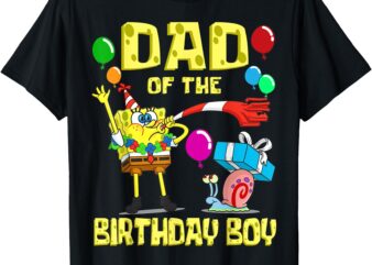 Mademark x SpongeBob SquarePants – SpongeBob Daddy of the Birthday Boy Theme Party T-Shirt