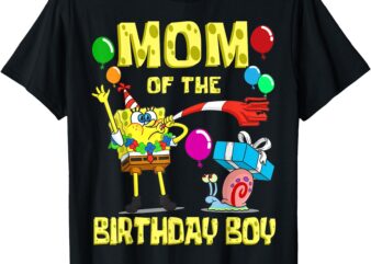 Mademark x SpongeBob SquarePants – SpongeBob Mommy of the Birthday Boy Theme Party T-Shirt