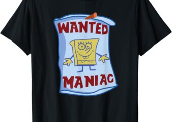 Mademark x SpongeBob SquarePants – SpongeBob SquarePants – Wanted_ Maniac T-Shirt