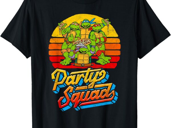 Mademark x teenage mutant ninja turtles – party squad! tmnt vintage 80s pizza friends distressed t-shirt