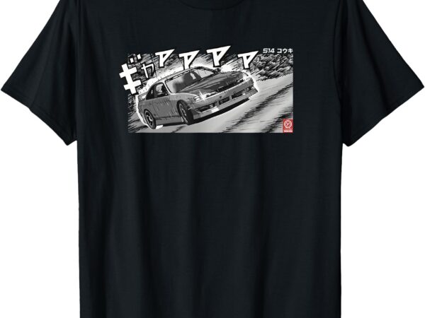 Manga s14 silvia jdm drift sr20 turbo t-shirt