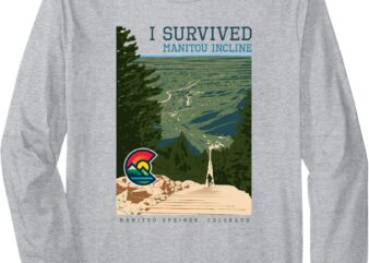 Manitou Incline, Colorado Long Sleeve T-Shirt