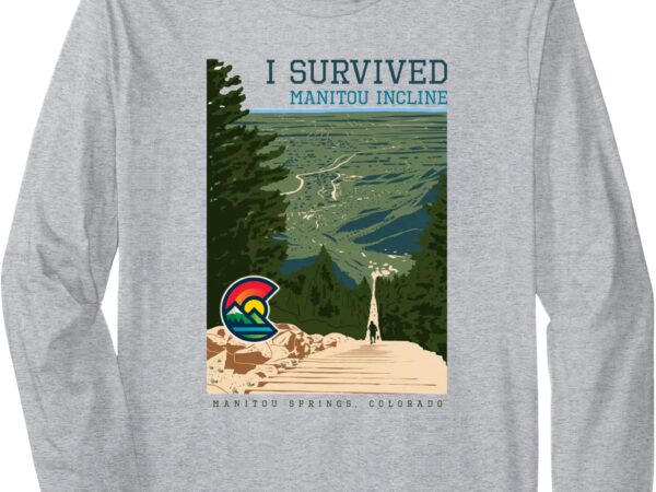 Manitou incline, colorado long sleeve t-shirt