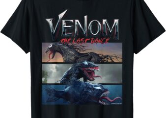 Marvel Venom_ The Last Dance Venomized Horse Frog and Fish T-Shirt