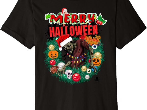 Merry halloween premium t-shirt