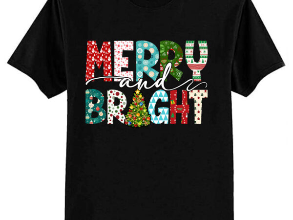 Merry and bright christmas family sweatshirt for women ltsp