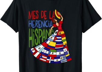 Mes De La Herencia Hispana Hispanic Heritage Month T-Shirt