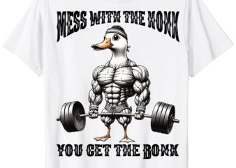 Mess with the Honk You Get the Bonk Goose Tee Silly Shirt ltsp