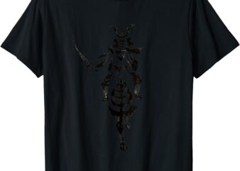 Minimalist Shogun Feudal Japan Samurai Ink Art T-Shirt