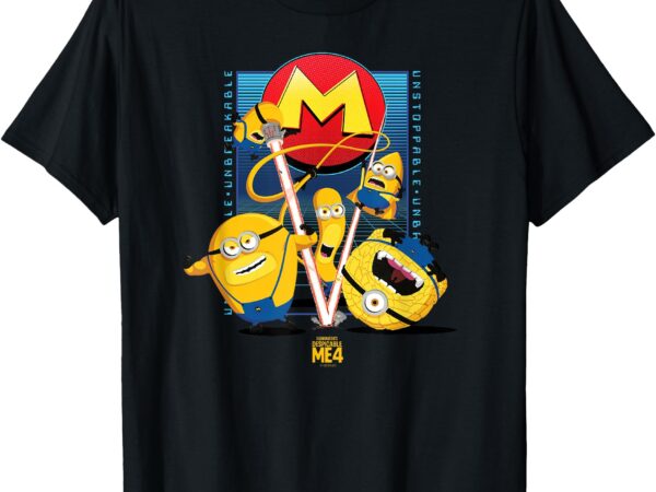 Minions despicable me 4 mega minions group t-shirt