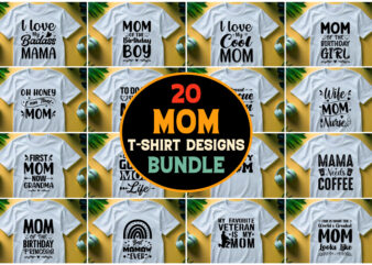 Mom T-Shirt Design Bundle