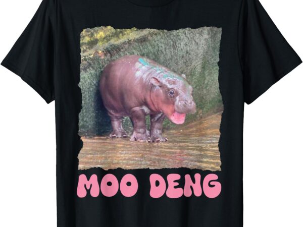 Moo deng 2024 moo deng moo deng cute baby hippo t-shirt