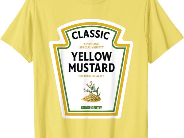 Mustard halloween 2024 yellow family costume ketchup t-shirt