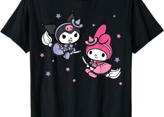 My Melody Kuromi Little Witches Halloween T-Shirt