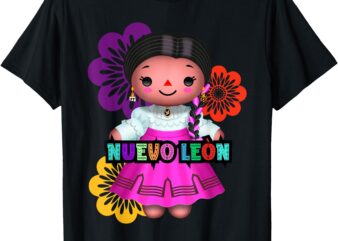 Nuevo León Muñeca Lelé, Handmade Mexican Rag Doll Collection T-Shirt