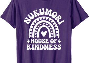 Nukumori House Of Kindness Boho Heart Rainbow T-Shirt