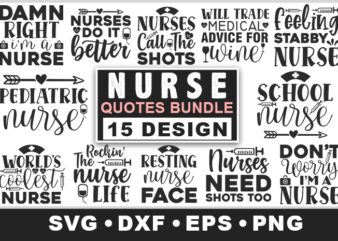 Nurse quotes bundle