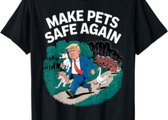 Ohio Cats Dogs Goose 2024 Debate Make Pets Safe Again T-Shirt