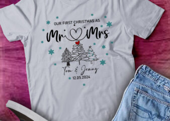 Our First Christmas As Mr & Mrs Ornament, First Married Christmas Ornament 2024, Married Ornament, Wedding Ornament, Mr And Mrs Gifts ltsp